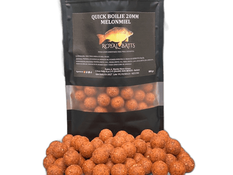 Boilies Royal Baits Melon Miel 20mm 800g - Tienda Carpfishing