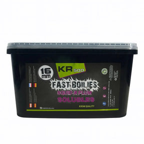 Boilies Solubles Krom Quality KR500 Squid & Plum 16 mm 3KG - Tienda Carpfishing