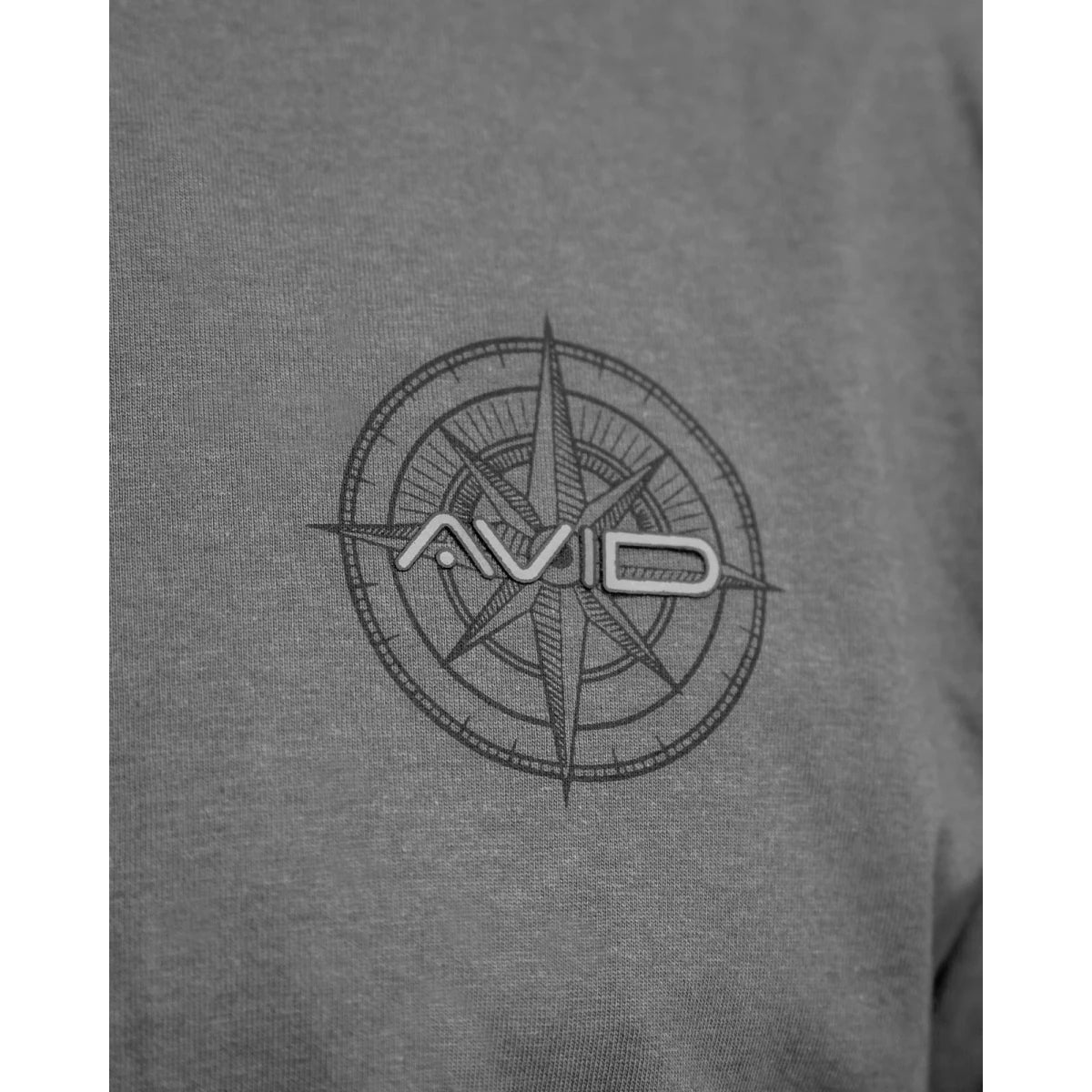 Camiseta Avid Carp Bearing Gris - Tienda Carpfishing