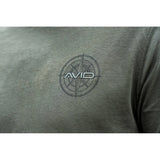 Camiseta Avid Carp Bearing Verde - Tienda Carpfishing