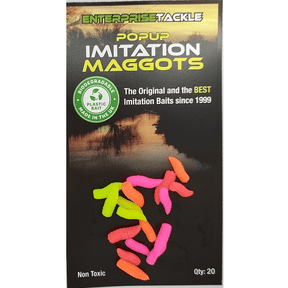 Gusanos Enterprise Pop Up Imitation Maggots Colores Mixtos - Tienda Carpfishing