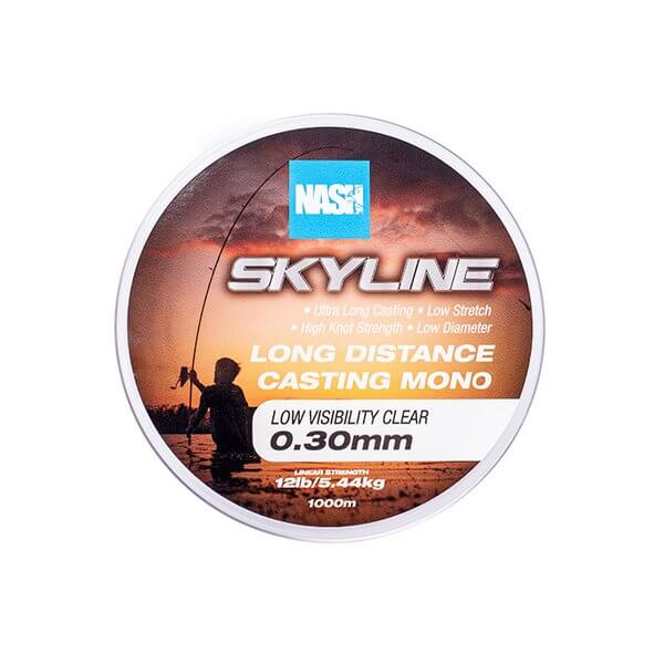 Hilo Nash Skyline Transparente 1000 m - Tienda Carpfishing