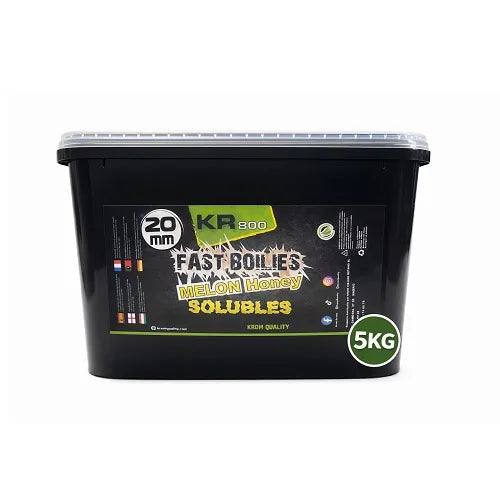 Boilies Soluble Krom Quality KR800 Melon Honey 20mm 5KG