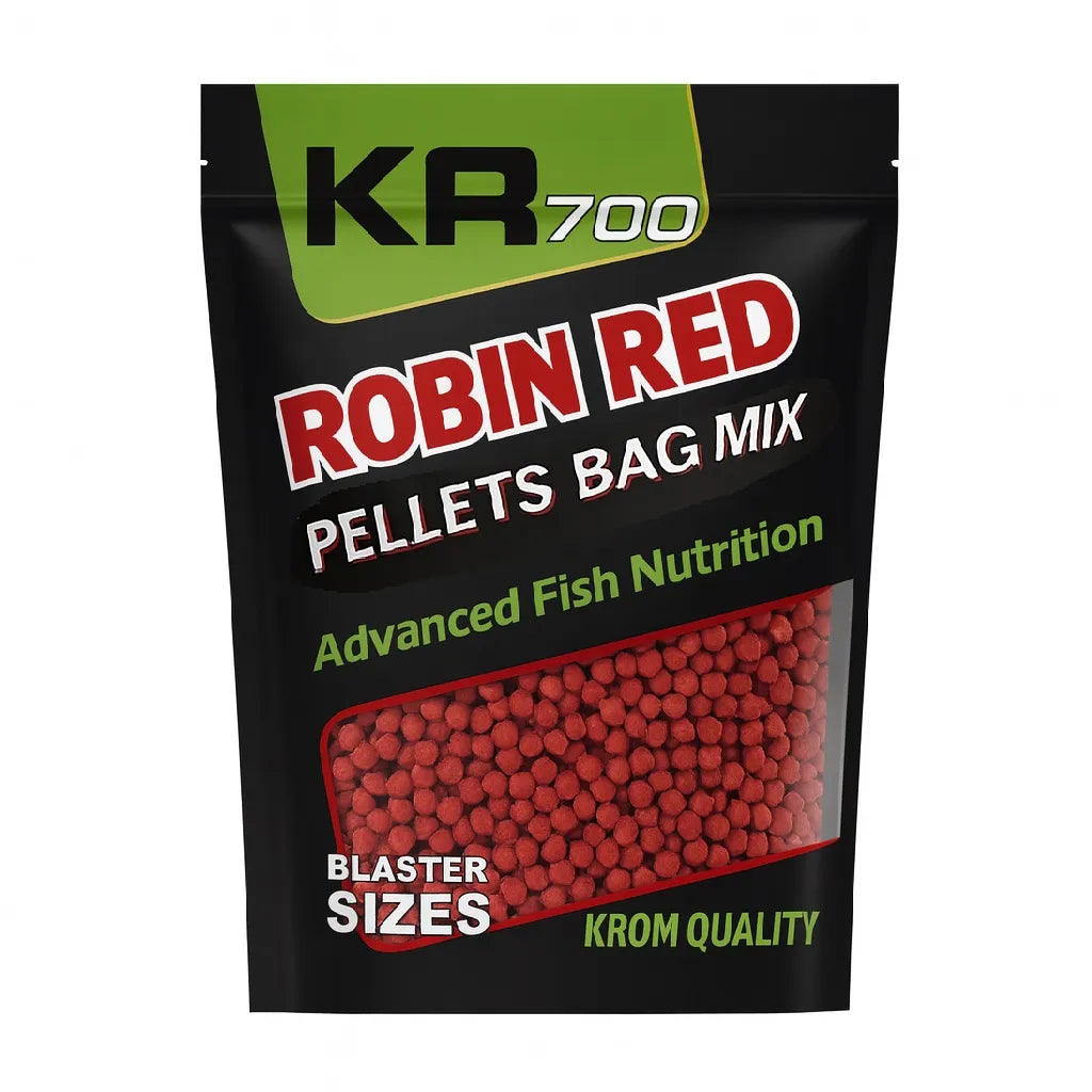 mix Pellets Krom Quality KR700 Robin Red 4.5-6MM 800G