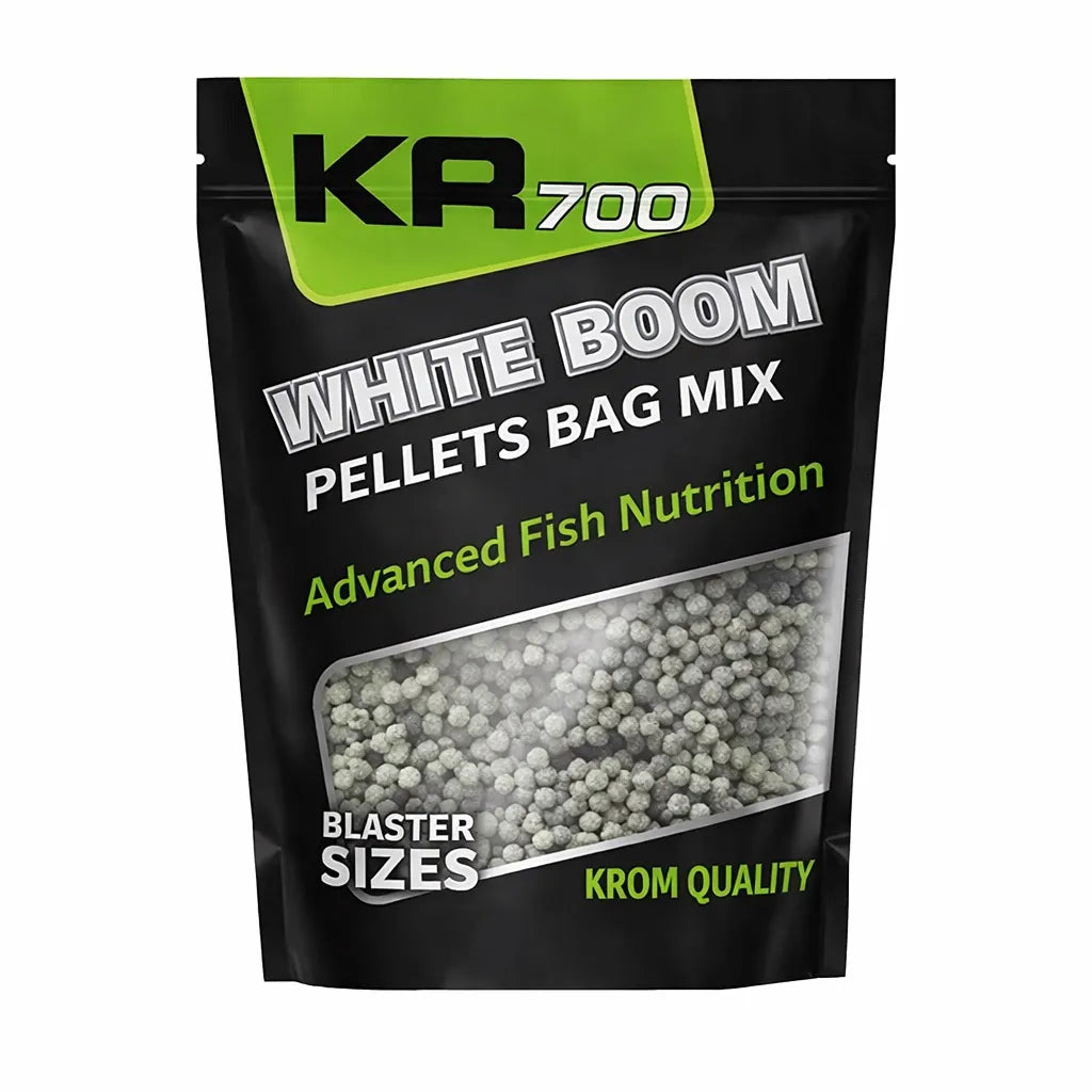 mix Pellets Krom Quality KR200 White Boom 4.5MM 800G