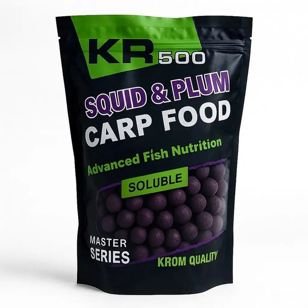 Boilies Soluble Krom Quality KR500 Squid & Plum 16mm 800G