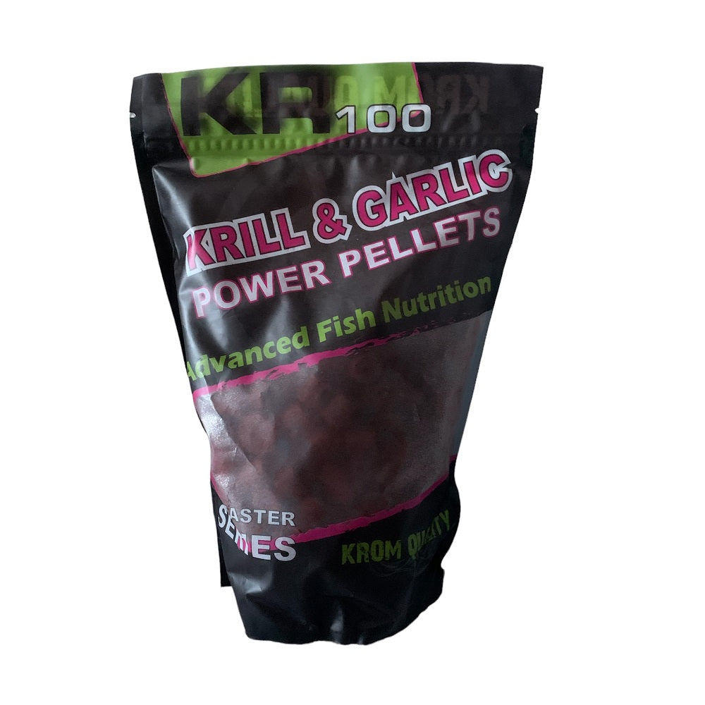 Pellets Krom Quality KR100 Power Krill & Garlic 8mm 800g