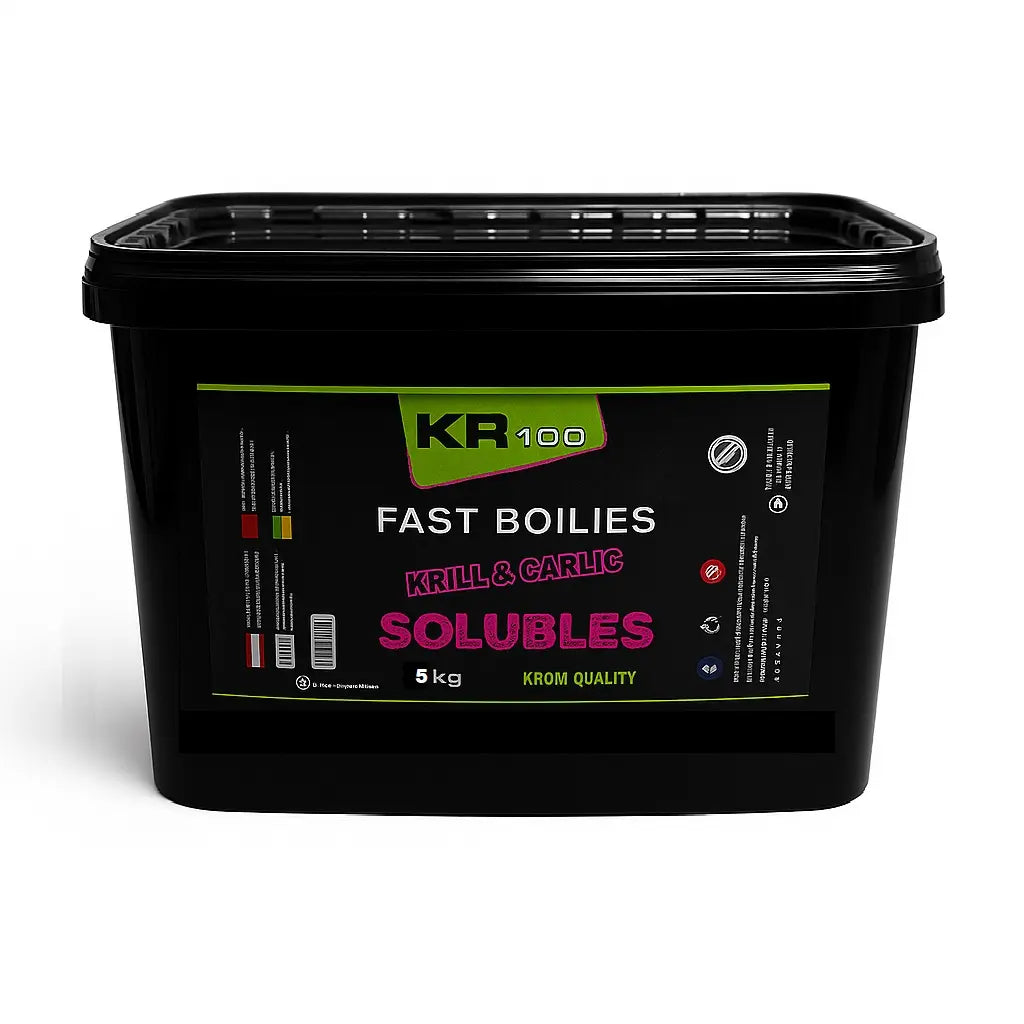 Boilies Soluble Krom Quality KR100 Krill & Garlic 16mm 5KG