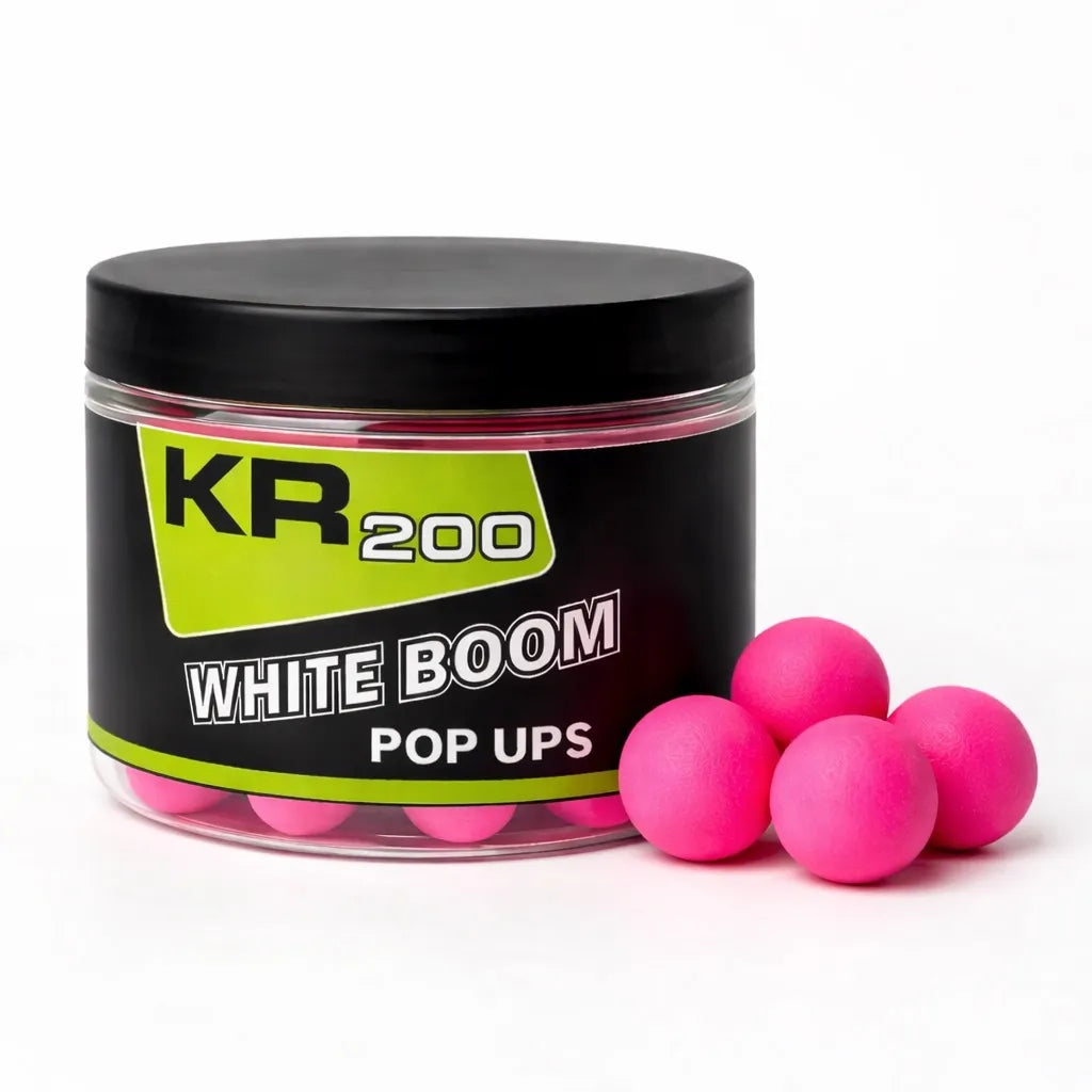Pop Ups Krom Quality KR200 White Boom Pink 15mm