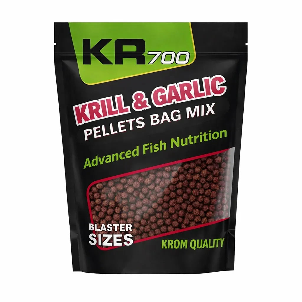 mix Pellets Krom Quality KR100 Krill & Garlic 4.5MM 800G