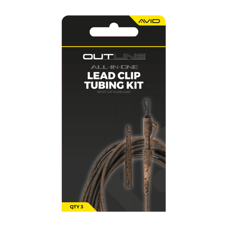 Kit Lead Clip Tubing Avid Carp Outline - Tienda Carpfishing