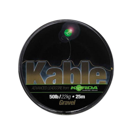 Leadcore Korda Kable Tight Weave Gravel 50 lb / 7 m - Tienda Carpfishing