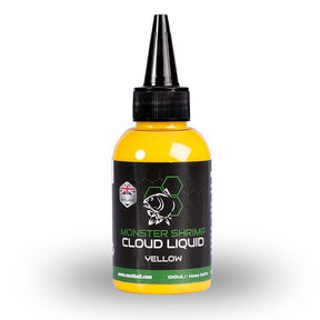 Líquido Nash Monster Shrimp Cloud Amarillo 100 ml - Tienda Carpfishing