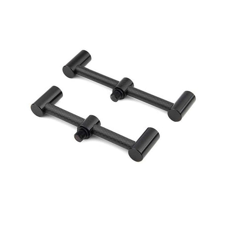 Pack 2 Buzz bars Fox Black Label Carbon 2 cañas 11 - 12,5 cm - Tienda Carpfishing