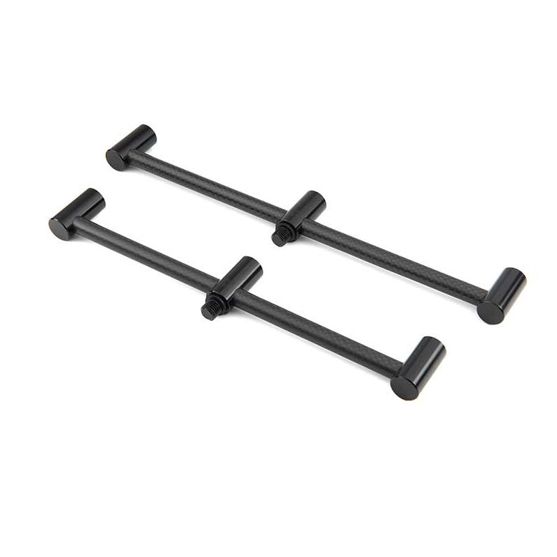Pack 2 Buzz bars Fox Black Label Carbon 3 cañas 22 - 25 cm - Tienda Carpfishing