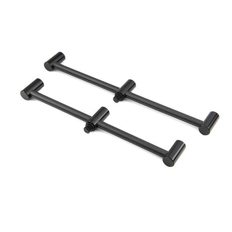 Pack 2 Buzz bars Fox Black Label Carbon 3 cañas 22 - 25 cm - Tienda Carpfishing