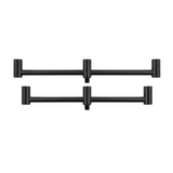 Pack 2 Buzz bars Fox Black Label Carbon 3 cañas 22 - 25 cm - Tienda Carpfishing