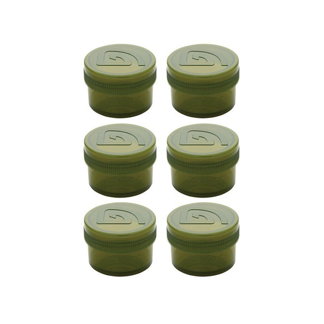 Pack de 6 botes para cebos Trakker M - Tienda Carpfishing