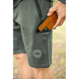 Pantalón corto Avid Carp Bearing Verde - Tienda Carpfishing