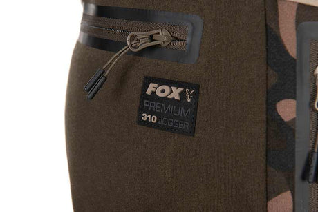 Pantalones Fox Premium 310 Caqui Camo - Tienda Carpfishing