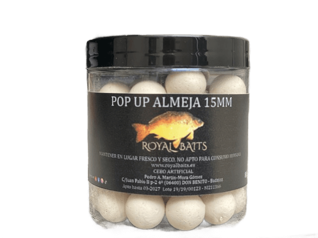 Pop Up Royal Baits Almeja 15 mm - Tienda Carpfishing