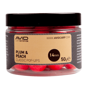 Pop ups Avid Carp Plum & Peach 14 mm - Tienda Carpfishing