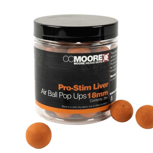 Pop ups Ccmoore Pro - Stim Liver Air Ball Marrón 18 mm - Tienda Carpfishing