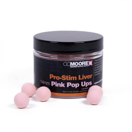 Pop ups Ccmoore Pro - Stim Liver Rosa 14 mm - Tienda Carpfishing