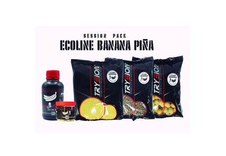Session Pack Trybion Ecoline Banana Piña - Tienda Carpfishing