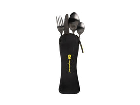 Set de cubiertos Ridge Monkey DLX Cutlery - Tienda Carpfishing