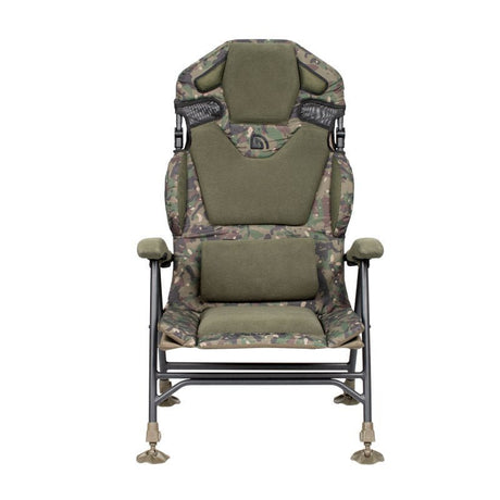 Silla Trakker Levelite Camo reclinable alta - Tienda Carpfishing