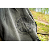 Sudadera Avid Carp Bearing Verde con cremallera - Tienda Carpfishing