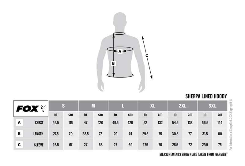 Sudadera Fox Prem Sherpa con capucha y cremallera - Tienda Carpfishing