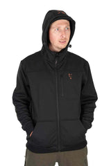 Sudadera Fox Shell Negra/Naranja - Tienda Carpfishing