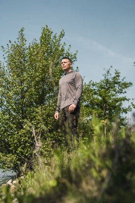 Sudadera Korda UPF Dark Khaki XXXL - Tienda Carpfishing