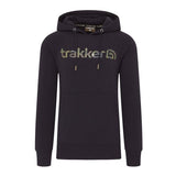 Sudadera Trakker CR Logo negra con capucha - Tienda Carpfishing