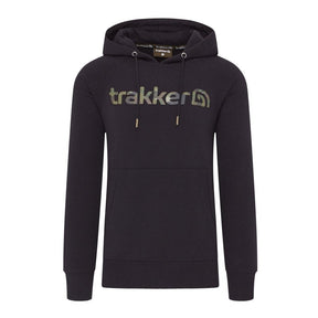 Sudadera Trakker CR Logo negra con capucha - Tienda Carpfishing