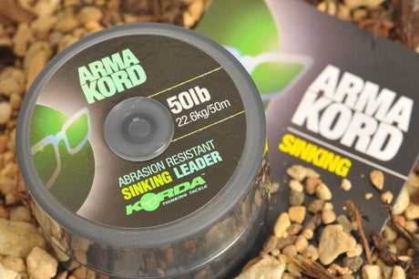 Trenzado Korda Arma Kord Sinking Verde 50 m - Tienda Carpfishing