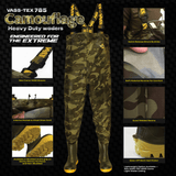 Vadeador Vass Tex 785 E Series Chest Camo - Tienda Carpfishing