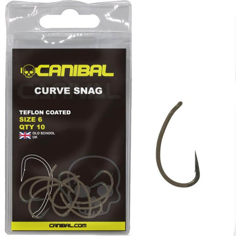 Anzuelos Canibal Curve Shank Camo 6