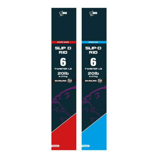 Anzuelos montados Nash Slip D Rig Barbless 2