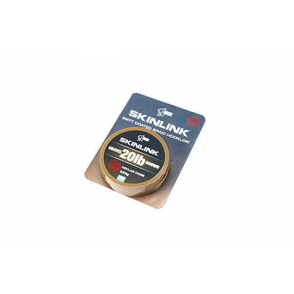 Bajo de linea Skinlink Semi Stiff Nash Marrón 10 metros