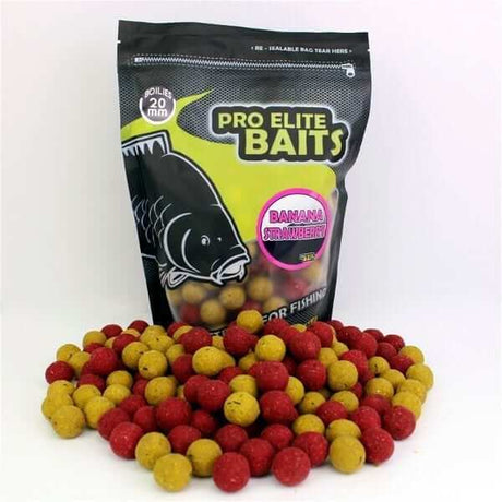 Boilies 20 mm Banana Strawberry poisson fenag