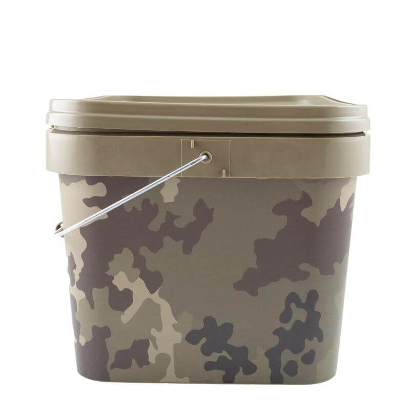 Cubo 10 litros Korda Compac Camo 1