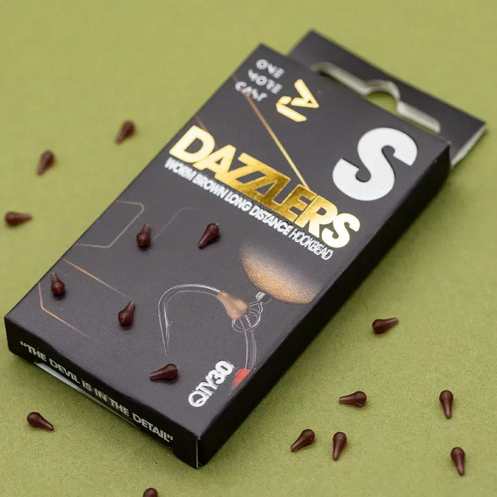 Hook Bead OMC Dazzlers Worm Brown Distance s 5