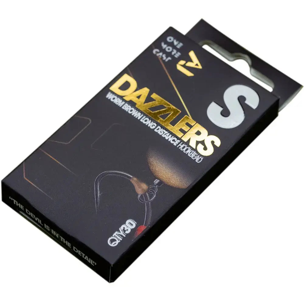 Hook Bead OMC Dazzlers Worm Brown Distance s