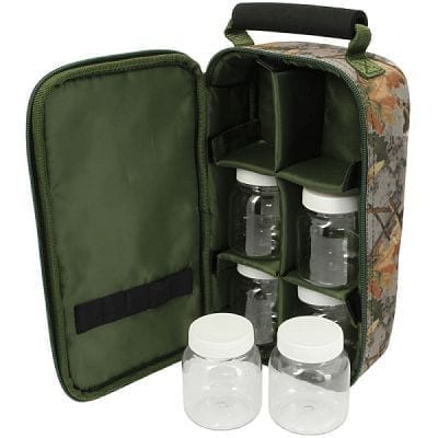 Macuto para cebos NGT camuflaje con botes