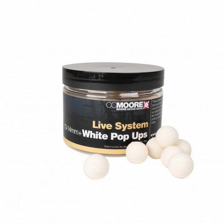 Pop ups Live System Ccmoore blancos 13 14 mm