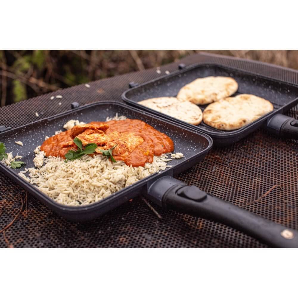 Sarten Ridge Monkey Pan Griddle Connect Granite XXL (2)