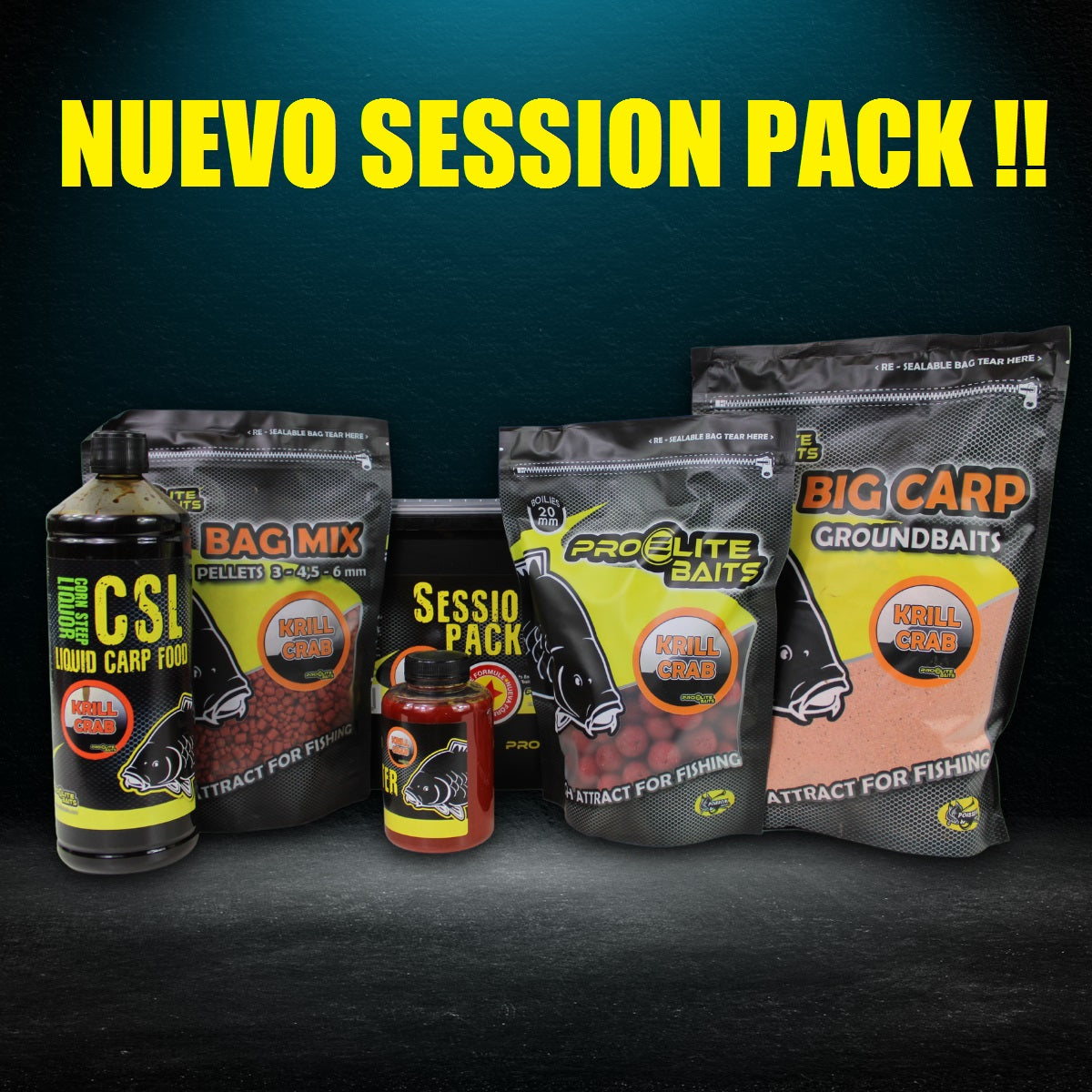 Session Pack Pro Elite Baits Krill Crab